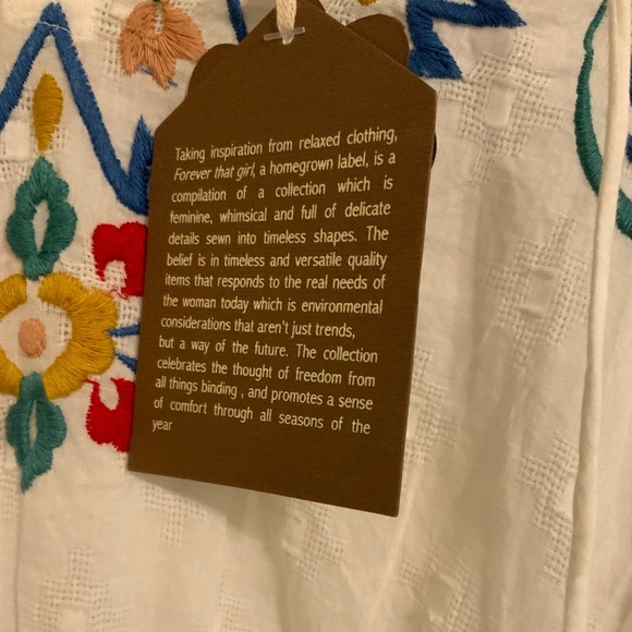 NWT Anthropologie Forever That Girl Embroidered Peplum Blouse - Picture 12 of 16